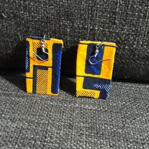 African print earrings